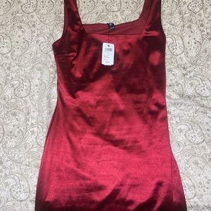 Satin dress, size L, brand new with tags